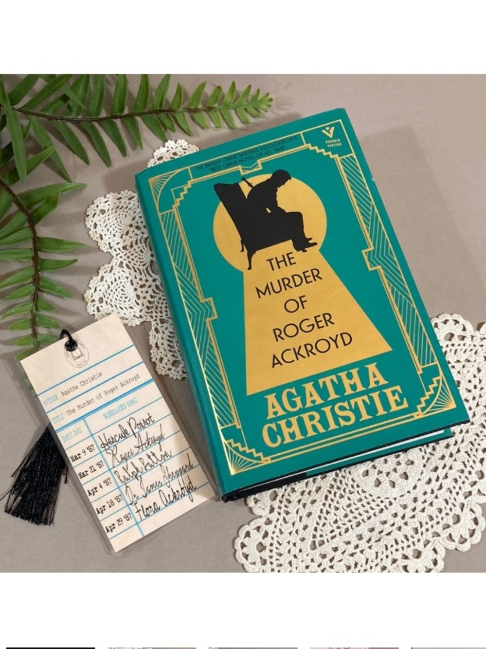Deluxe Gift Edition Agatha Christie 'The Murder of Roger Ackroyd' Hardcover Book